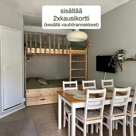 아파트 Sisaeltaeae 2X Ruka Ranneke - Kausikortit Kesae&Talvi - Vuosselin Helmi C11 *
